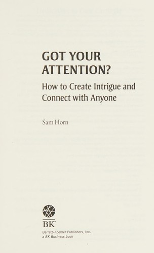 Got Your Attention? - Book Summary